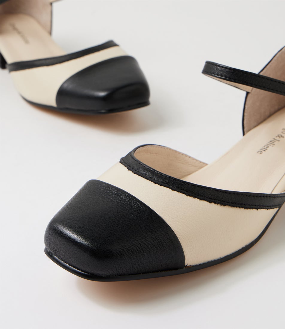 Braam Black Milk Leather Heels