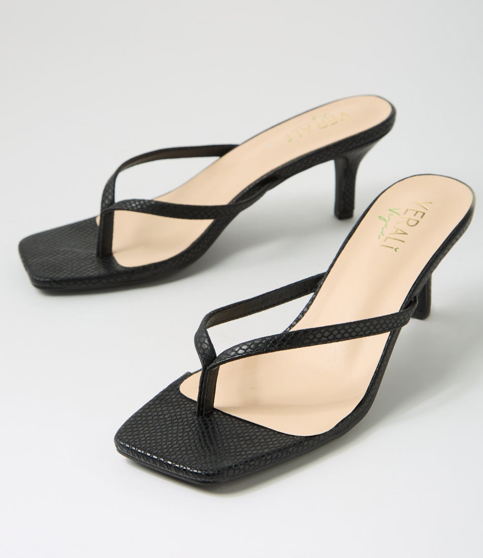 Taytum Black Sandals