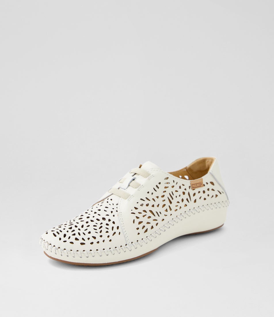 Vallarta 83 Nata Leather Lace Up Flats