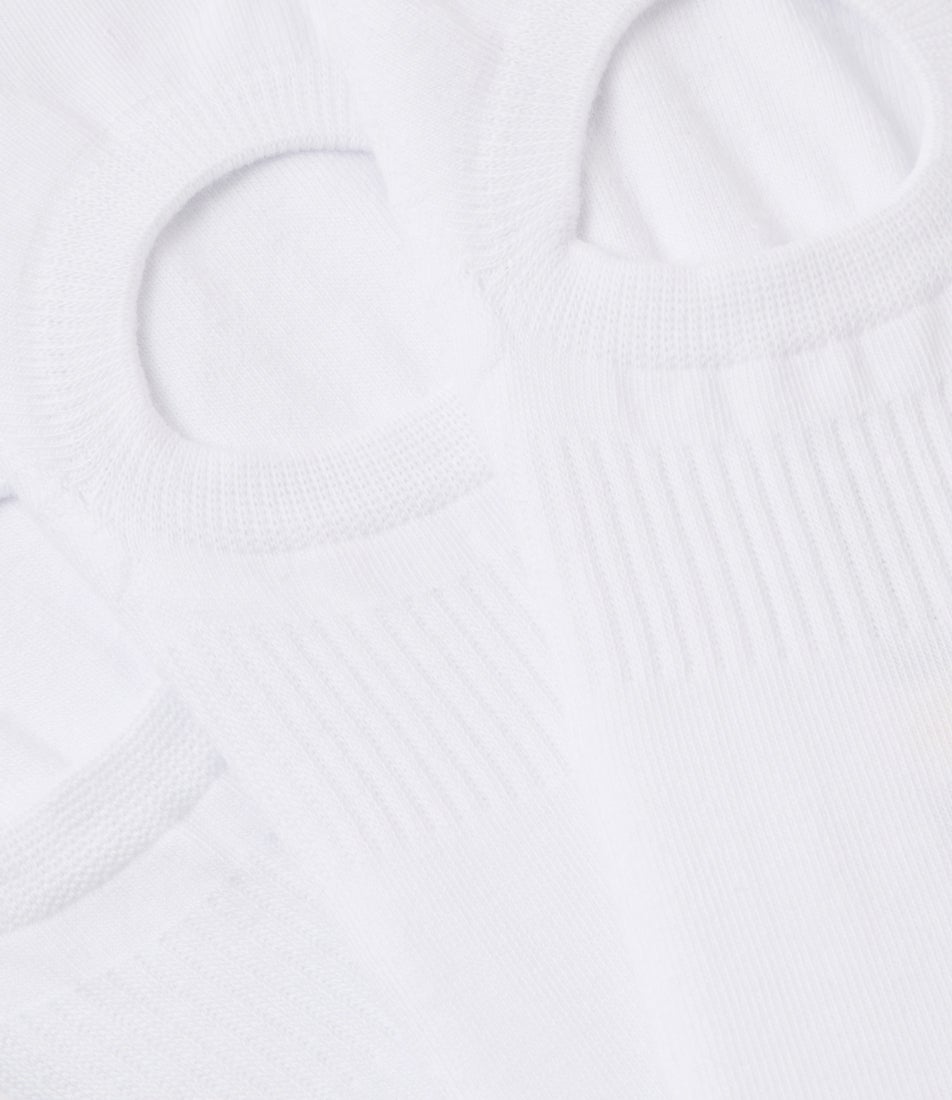 3pk Sneaker S White Cotton Socks