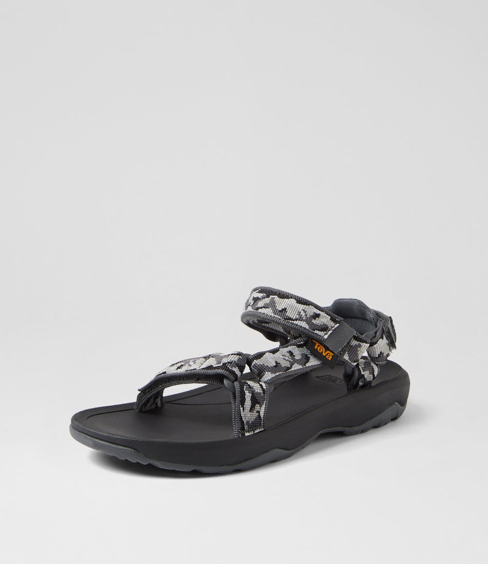 Hurricane Xlt 2 Junior Mosaic Grey Black Fabric Sandals