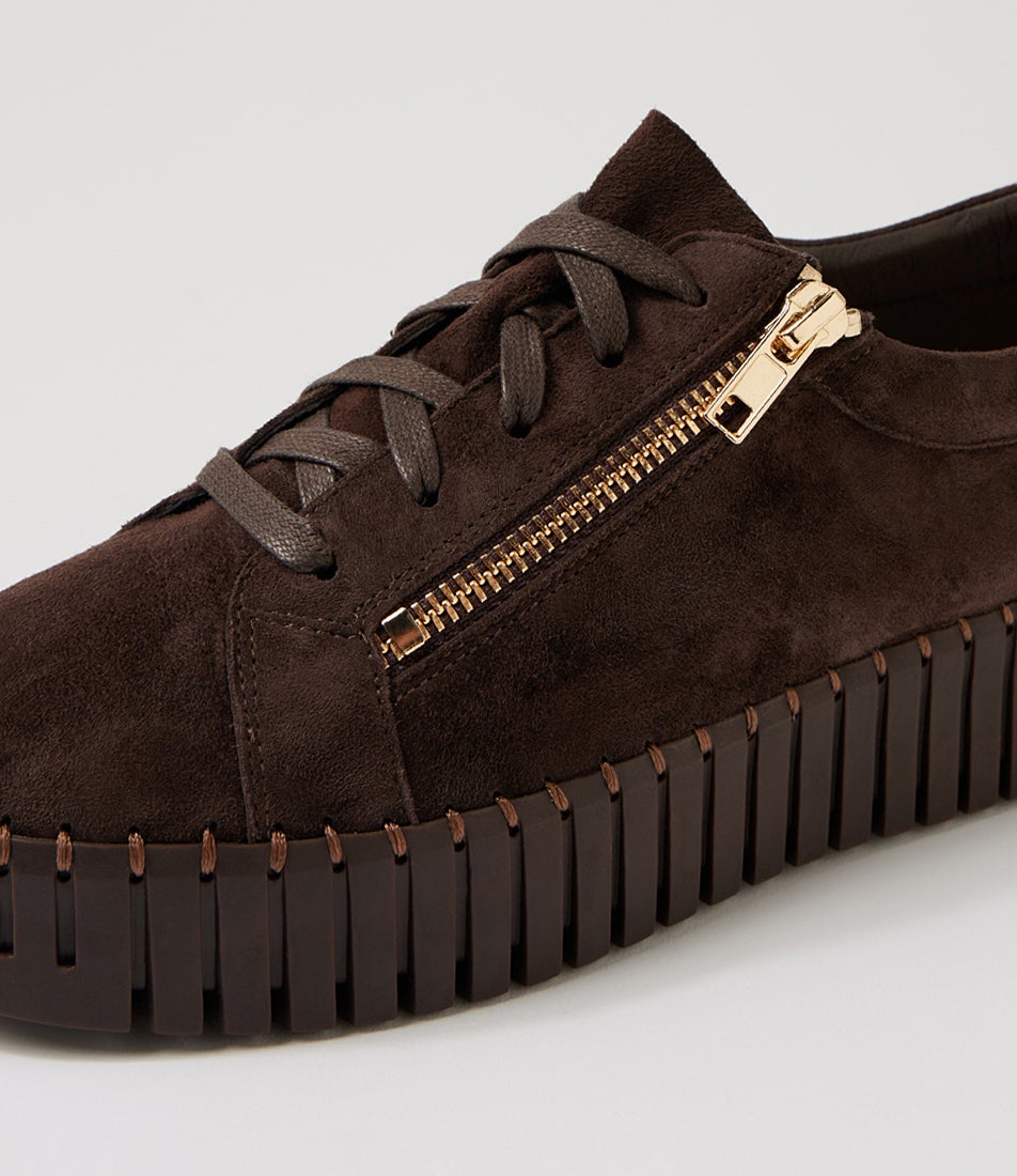 Bump Choc Suede Sneakers
