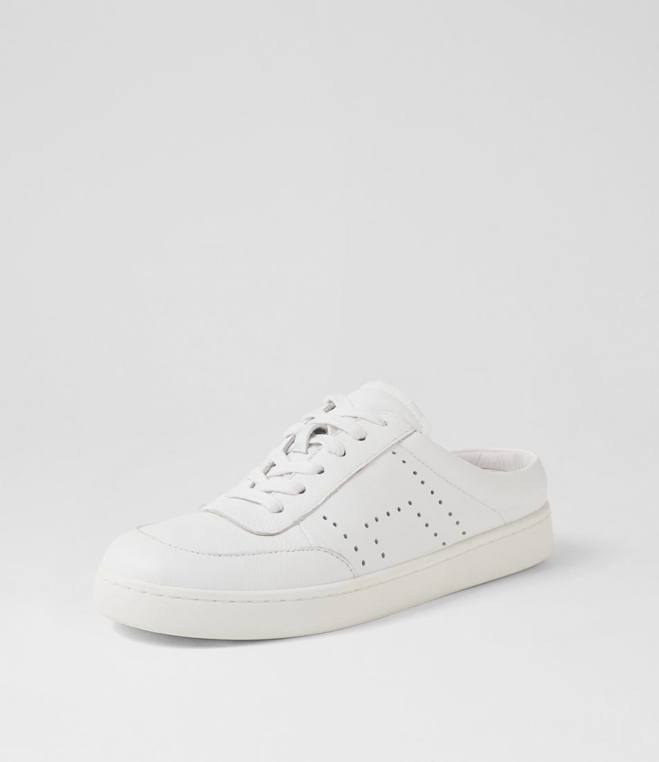 Hayez White Leather Sneakers