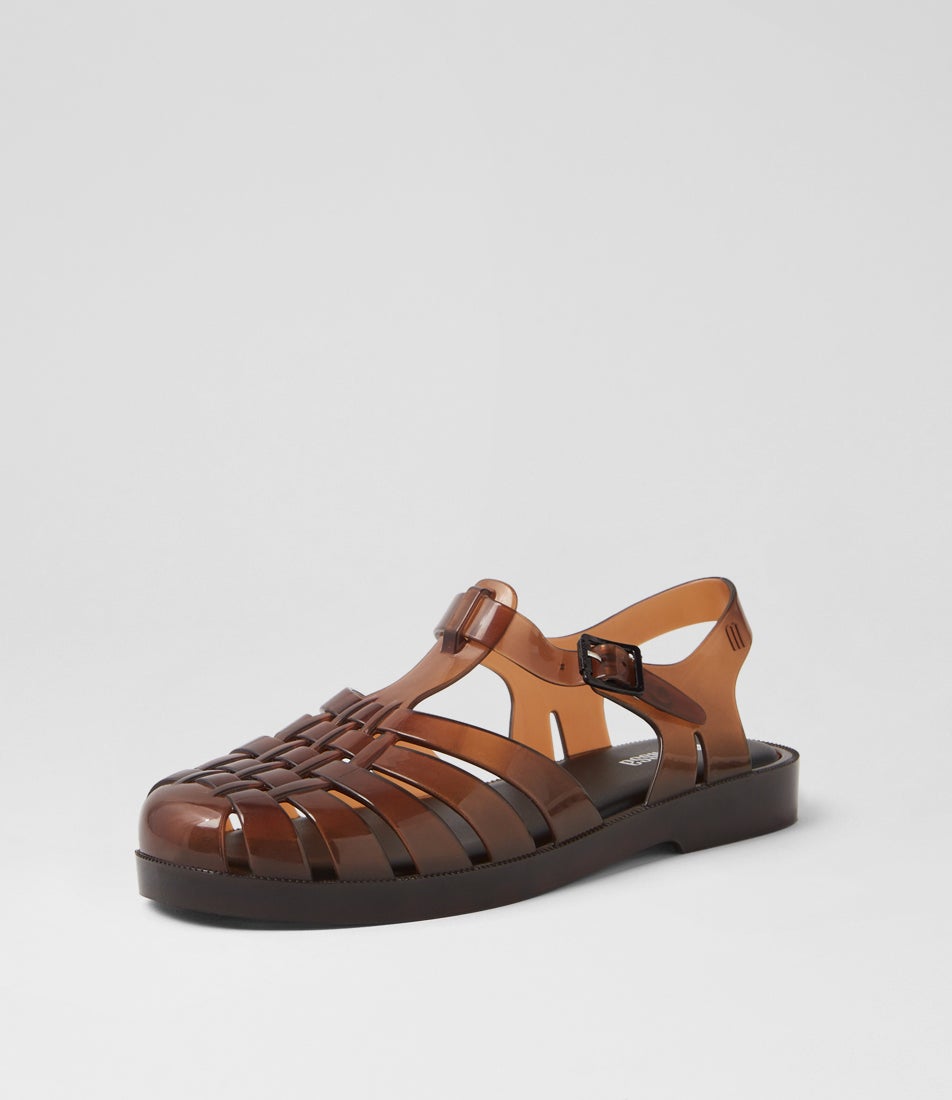 Melissa Possession Ad Brown Pvc Sandals