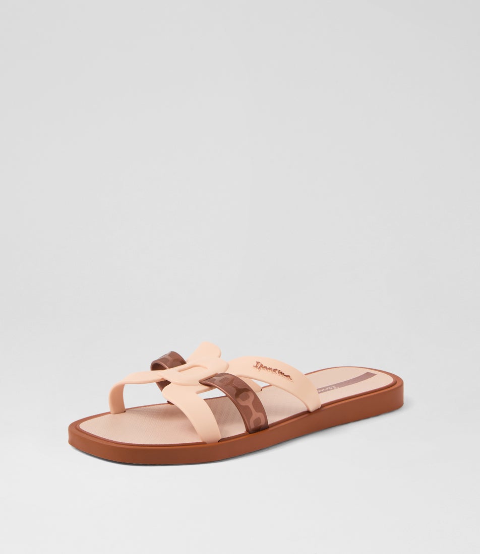 Hoy Beige Slides
