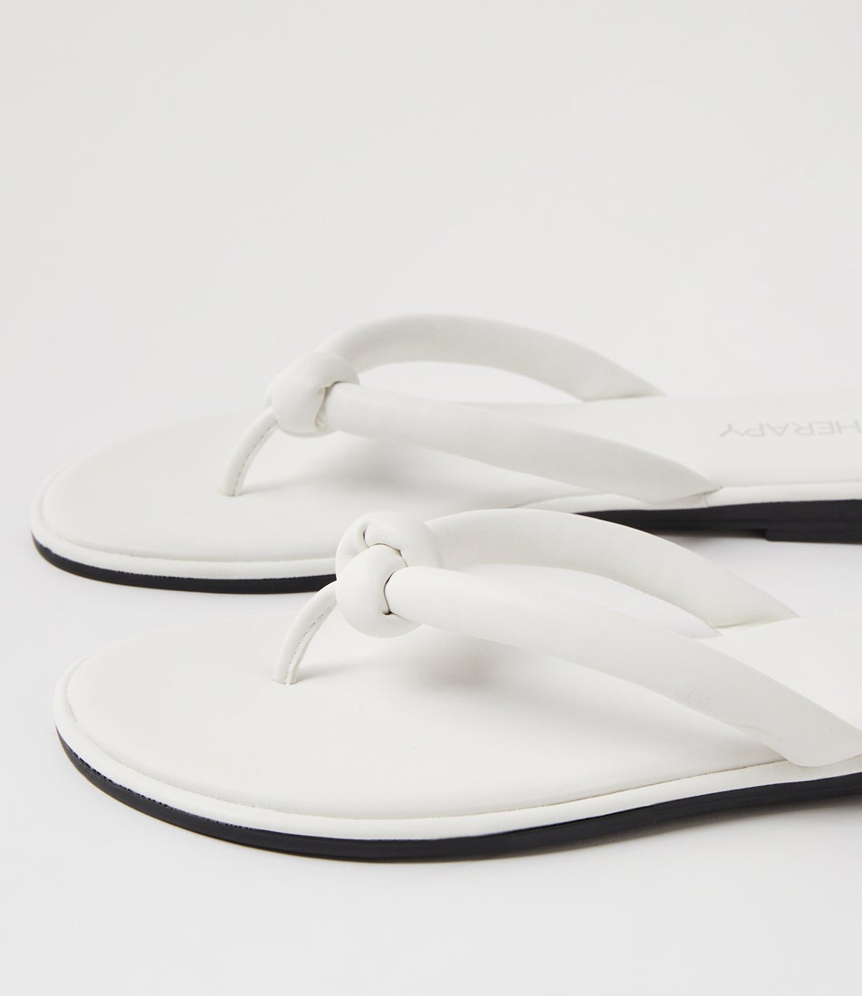 Tyana White Thongs