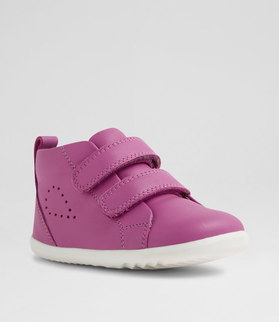 Su Grass Court High Infant Cattleya Orchid Leather Ankle Boots