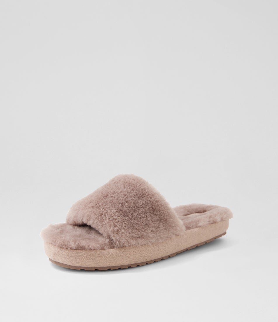 Mckay Mocha Fabric Sandals