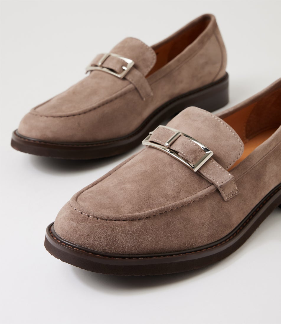 Brogane Donkey Suede Loafers