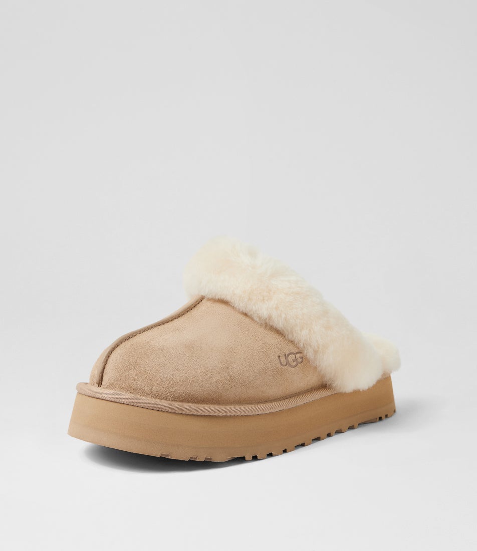 Disquette Sand Suede Slippers Disquette Sand Suede Slippers