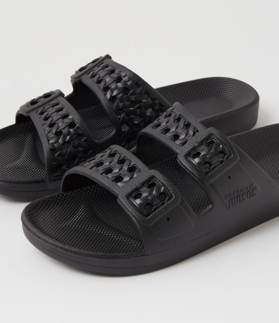 Paz Black Slides