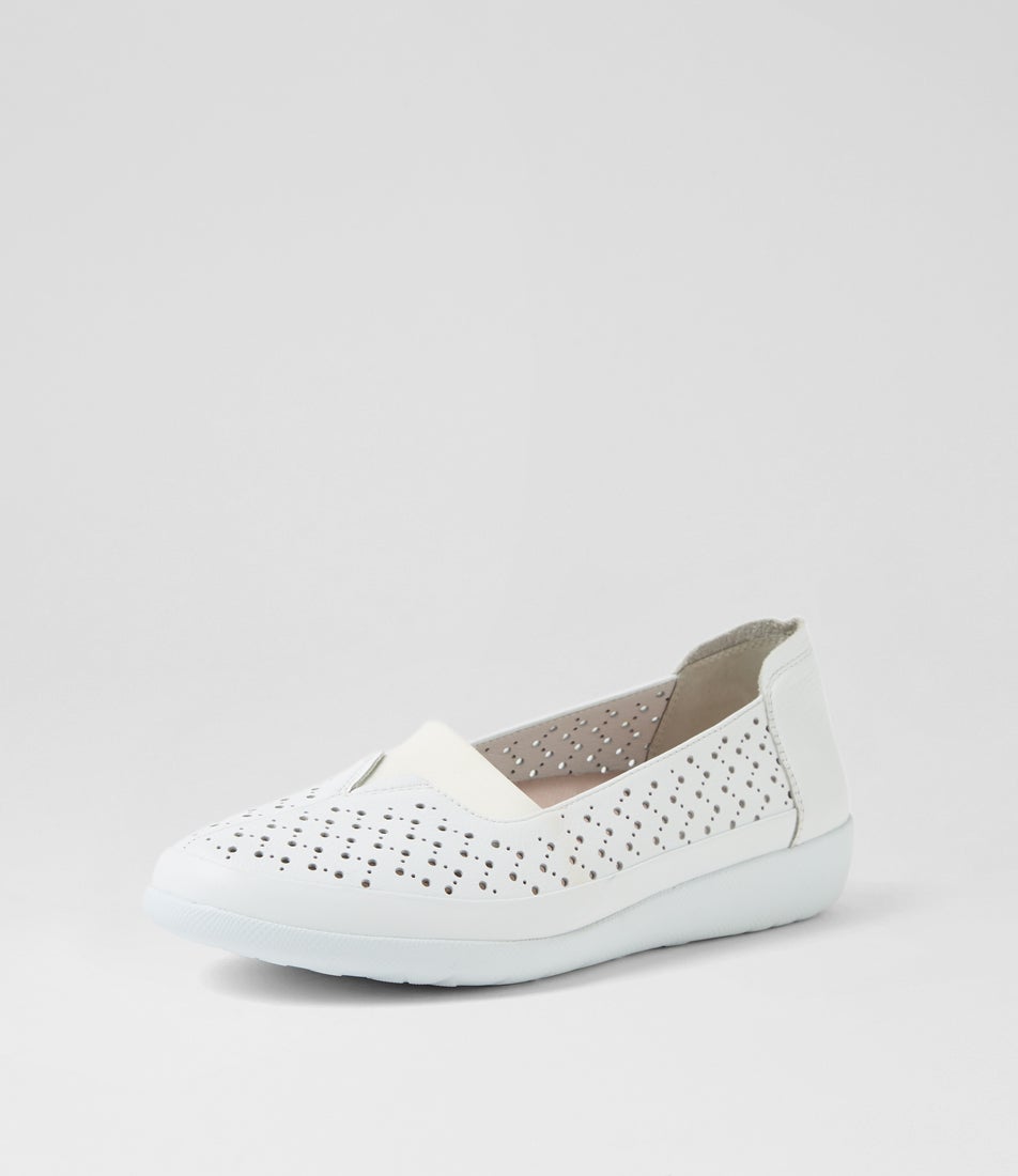 Unki Xf White Leather Sneakers
