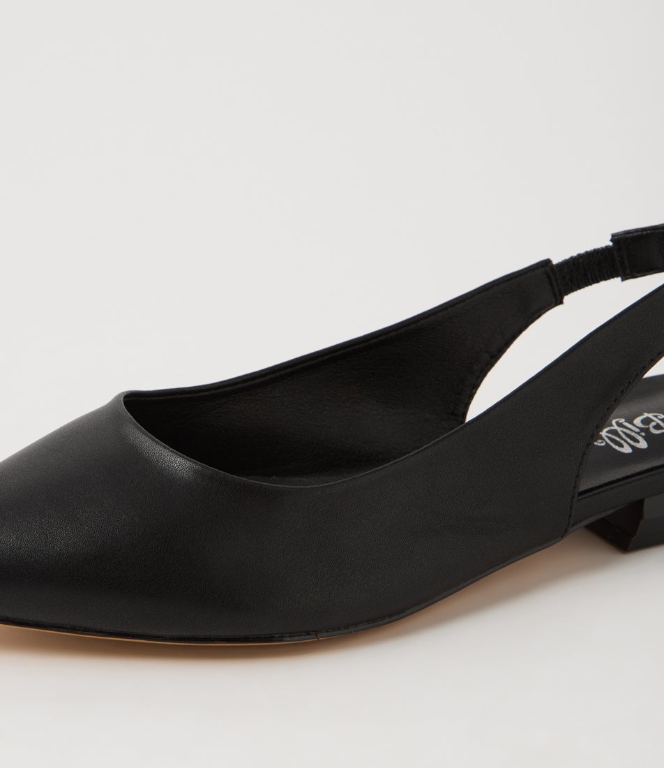 Vossin Black Flat Shoes
