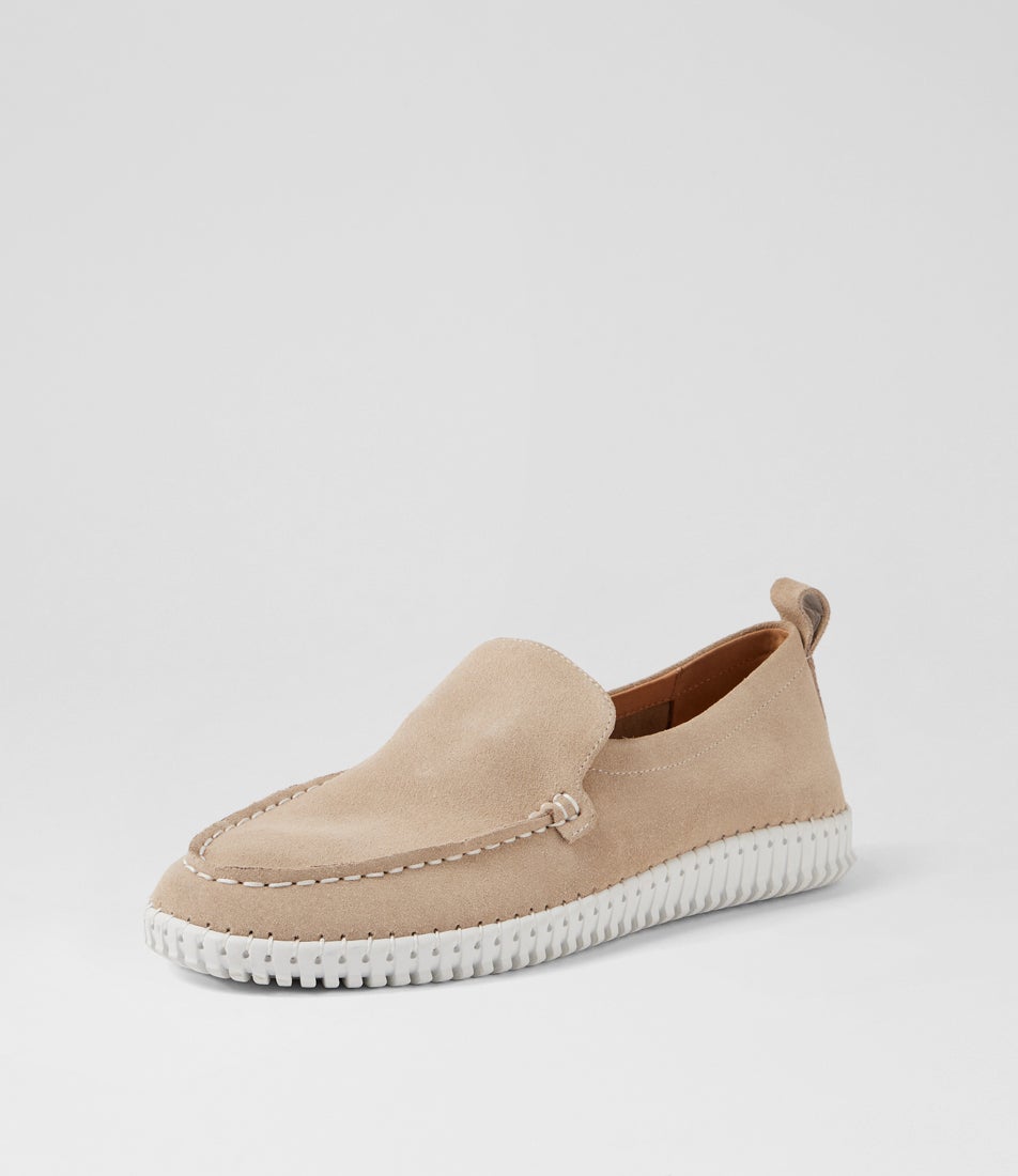 Jacko Pebble Suede Loafers