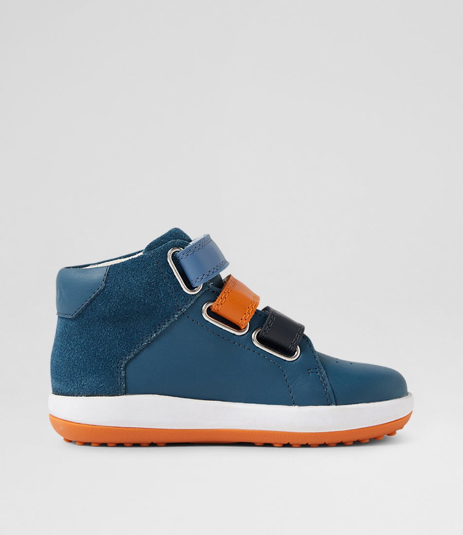 Iw Gamepoint Tidal Teal Leather Ankle Boots