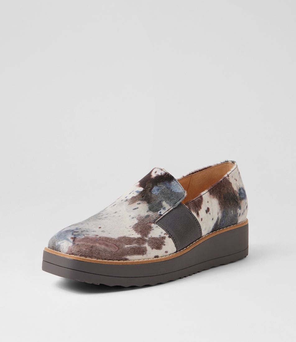 Desco Grey Mix Charcoal Pony Loafers Desco Grey Mix Charcoal Pony Loafers