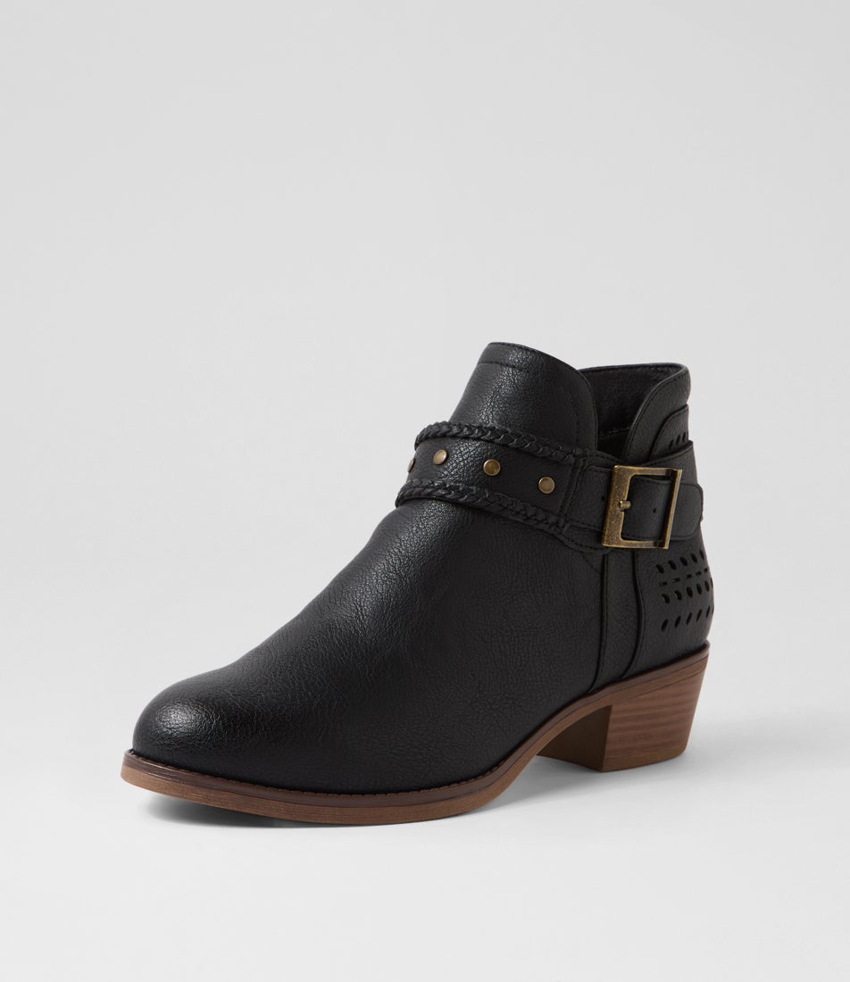 Tintan Black Ankle Boots